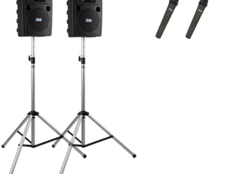 Anchor Audio Liberty Pair (U2, COMP) Portable Microphones with 2 Wireless Microphones Supply