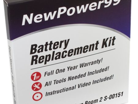 Ultimate Ears BOOM 2 S-00151 Battery Replacement Kit with Special Tools, Video Instructions, Extended Life Battery and Full One Year Warranty Online Hot Sale