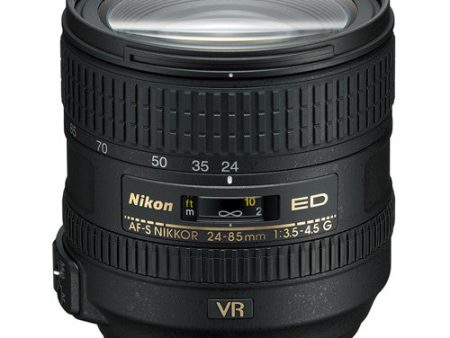 Nikon AF-S NIKKOR 24-85mm f 3.5-4.5G  ED VR Lenses For Cheap