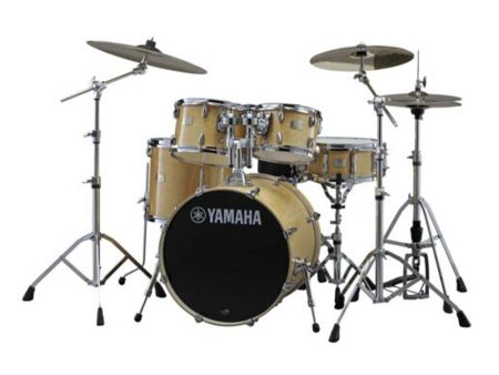 Yamaha Stage Batería de Abedul Personalizada con Herrajes 680 de Madera Natural Cheap