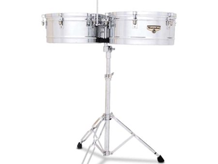 Latin Percussion M257 Matador 14  and 15  Timbales Chrome Online