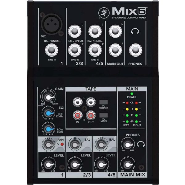 Mackie Mix5 Compact Mixer For Cheap