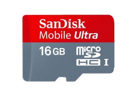 SanDisk Ultra 16GB Micro SDHC Memory Cards Discount