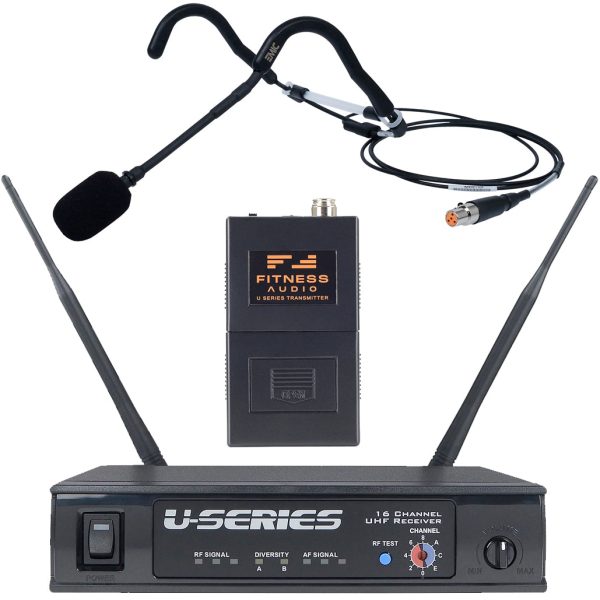 Fitness Audio U-Series System with E-mic Fitness Headset Microphone Online