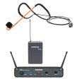 Samson Concert 88 Wireless Microphone System with Aeromic or Cyclemic Fitness Headset Microphone Online Hot Sale