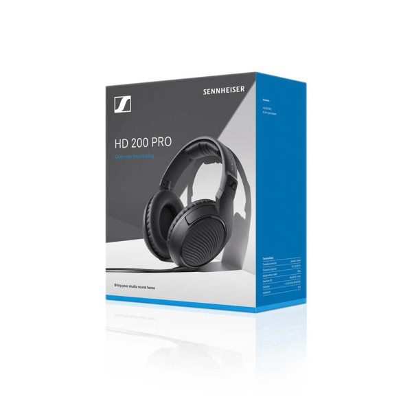 Sennheiser HD 200 Pro Audífonos de Monitoreo Supply