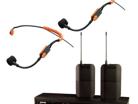 Shure BLX Dual Wireless System with SM31FH Headset Microphones for Team-Teaching Sale