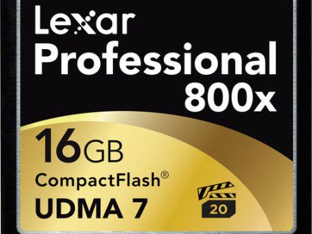 Lexar 800X 16GB Compact Flash Memory Card For Discount