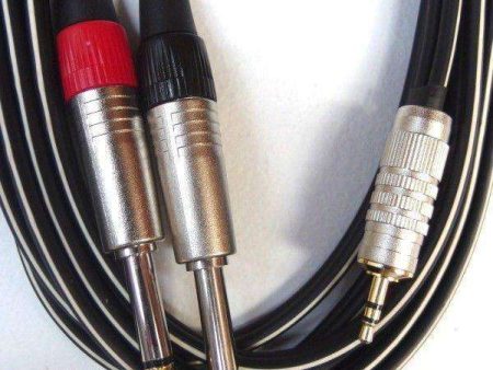 EWI IPSS-10 3M Stereo 3.5mm Jack To  2 x 6.3mm Jack Cable Online Sale