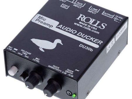 Rolls DU30b Audio Ducker with Mic & Background Music Preamp on Sale