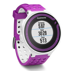 Garmin Forerunner 220 GPS Watch with Premium Heart Rate Monitor - Violet & White Discount