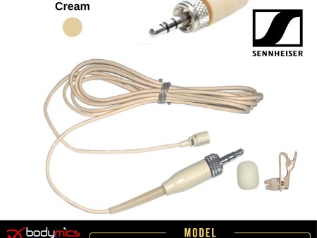 (A1) BLF4L-SE for Sennheiser (SE) 3 16  Omni Hairline Lavalier Mic - Cream extended cable (61 ) Broadway BLF4Lc-SE Online Hot Sale