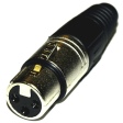 EWI 100 Metre Roll of 4 Conductor, 98% Tinned Copper Braided Shield DMX Cable w  20 3-pin XLR Connectors Supply