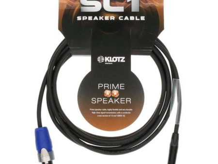 Klotz SC1-SP01SW Neutrik Speakon to Jack 1 Metre Speaker Cable Online now