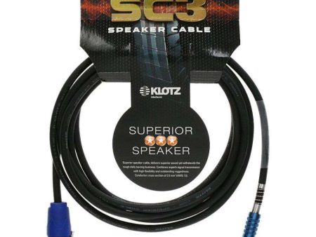 Klotz SC3-SP01SW Neutrik Speakon to Jack 1 Metre Speaker Cable Online Hot Sale