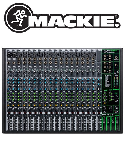 (E35) Mackie ProFX22v3 - 17 Mic preamps 14 stereo line digital FX Online Hot Sale