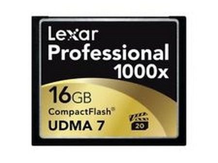 Lexar 1000X 16GB Compact Flash Memory Card For Discount