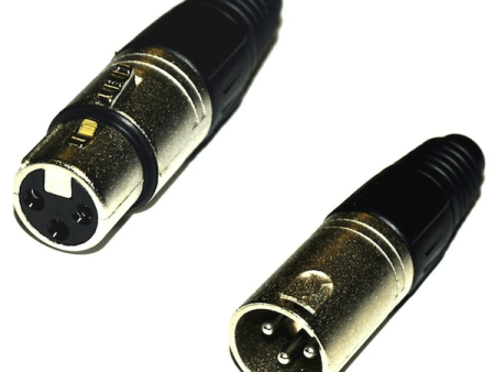 EWI Male & EWI Female  Neutrik style  3-Pin XLR Line Connector Bulk Pack Sale