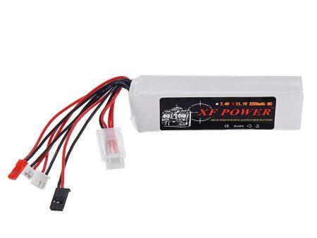 XF POWER 11.1V 2200mAh 8C 3S Lipo Battery JST Fubeba Plug for RC Transmitter Sale