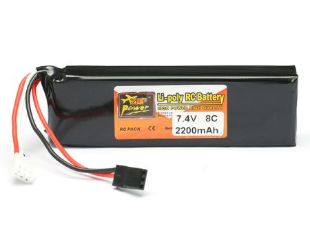 ZOP Power 7.4V 2200mAh 2S 8C Lipo Battery For RC Transmitter Fashion