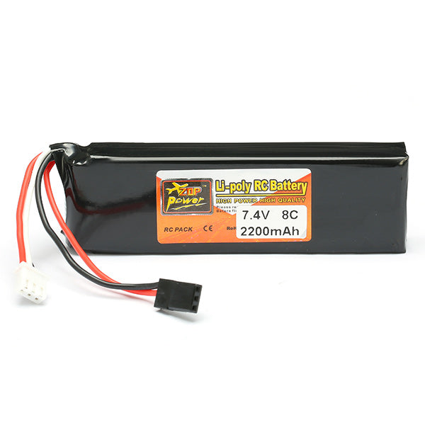 ZOP Power 7.4V 2200mAh 2S 8C Lipo Battery For RC Transmitter Fashion