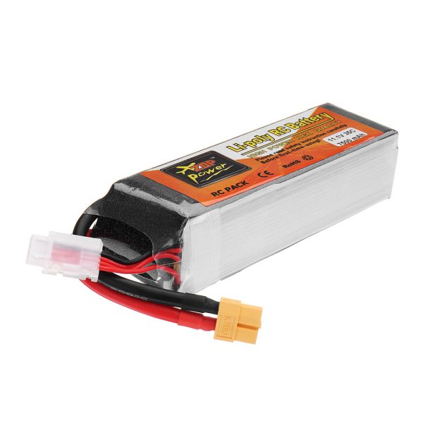 ZOP Power 11.1V 7500mAh 35C 3S Lipo Battery XT60 Plug for RC Quadcopter Car For Discount